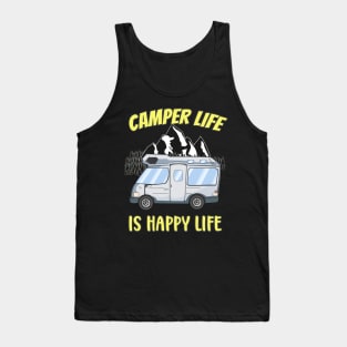 Camper Life Is Happy Life Tank Top